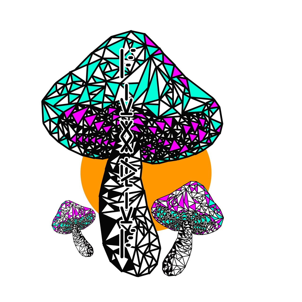 MUSHROOM GRAPHIC TEE